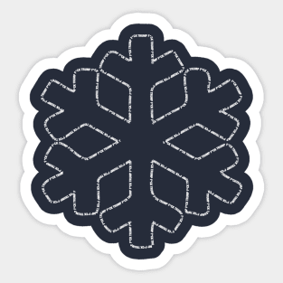 Snowflake Power Sticker